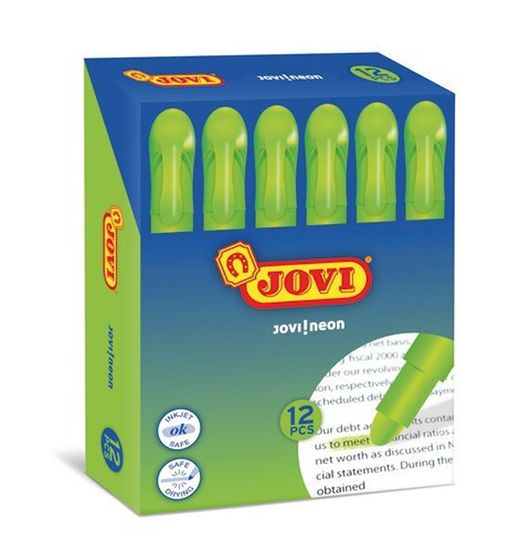 crayons gel fluorescents jovi