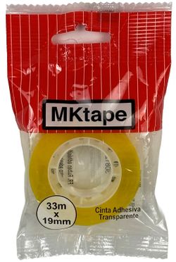 Cinta adhesiva de 33 m x 19 mm en bolsita individual