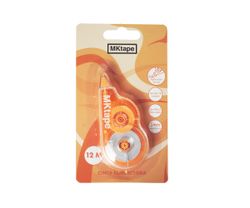 Cinta correctora con aplicación frontal con 12 mts