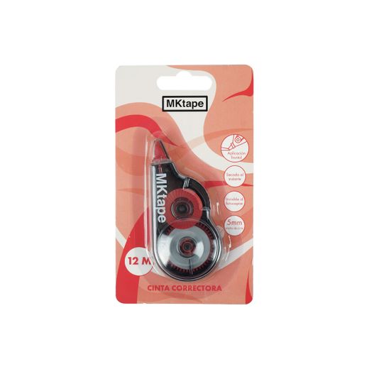 Cinta correctora con aplicación frontal con 12 mts