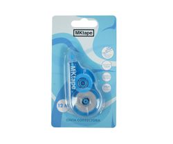 Cinta correctora con aplicación frontal con 12 mts