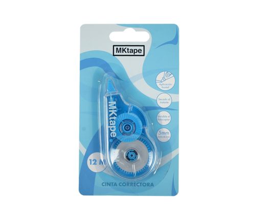 Cinta correctora con aplicación frontal con 12 mts