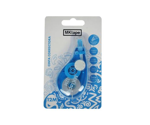 Cinta correctora de aplicación lateral con 12 mts