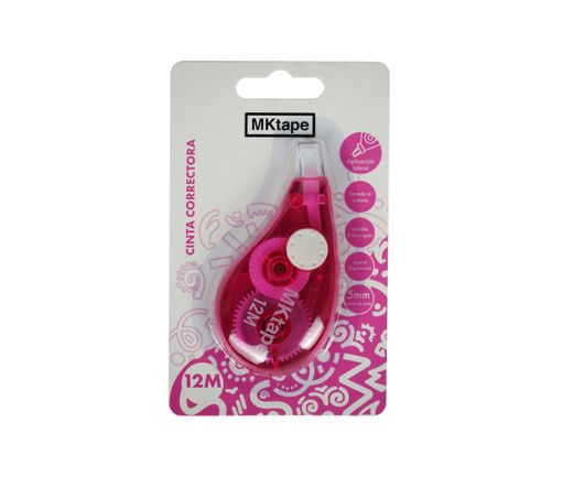 Cinta correctora de aplicación lateral con 12 mts