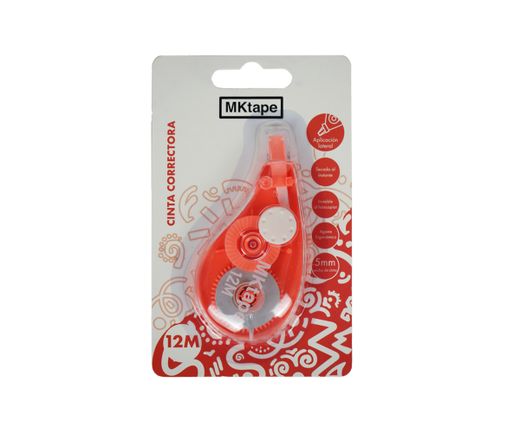 Cinta correctora de aplicación lateral con 12 mts