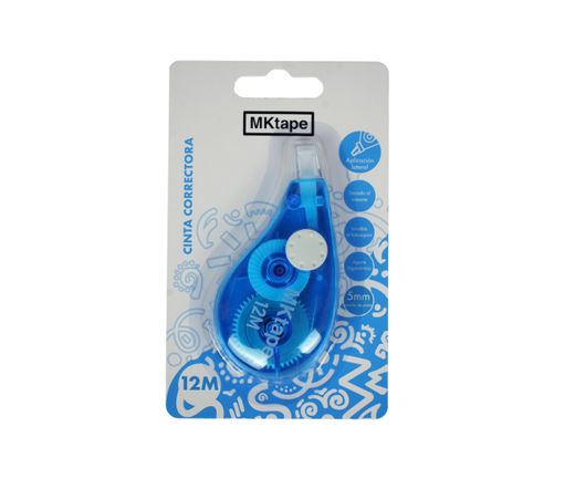Cinta correctora de aplicación lateral con 12 mts
