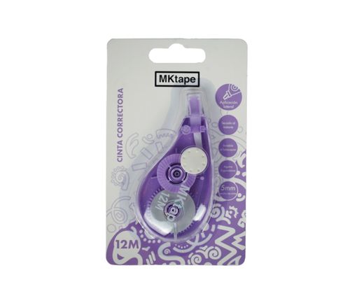 Cinta correctora de aplicación lateral con 12 mts