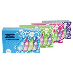 Cinta correctora de aplicación lateral con 12 mts