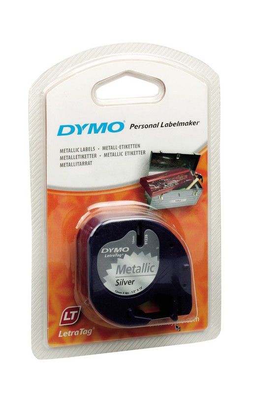 Cinta dymo metalizada para dymo letratag