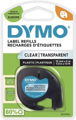 Ruban dymo en plastique pour dymo letratag