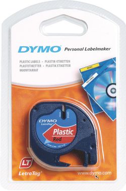 Ruban dymo en plastique pour dymo letratag