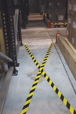 Fitas adesivas para sinalização