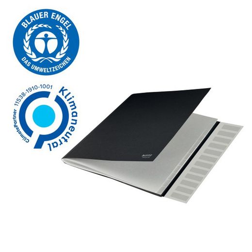 Trieur avec 12 onglets en carton Leitz Recycle