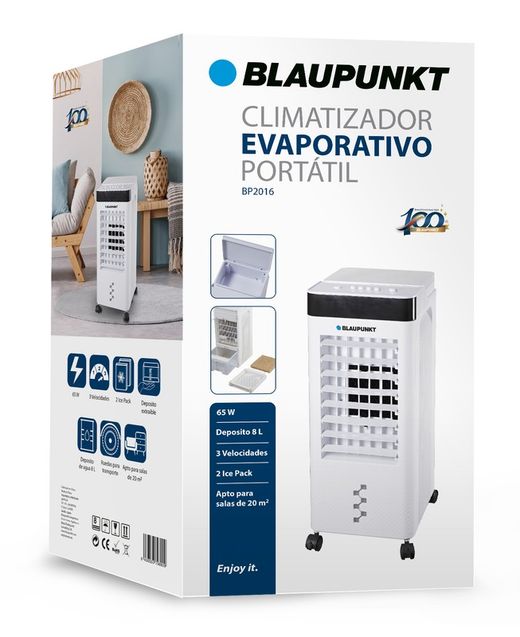 Climatizador 65W 8L 3velocidades Hasta 20m2