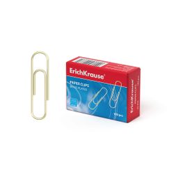 Clips Metálicos Dorados. Caja de 100