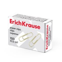 Clips Metálicos Dorados. Caja de 100