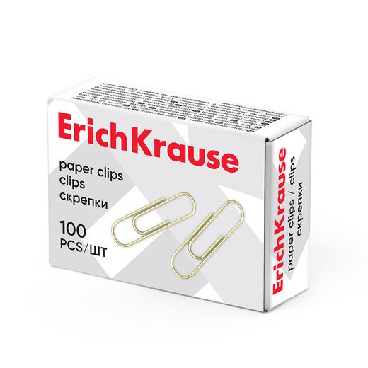 Clips Metálicos Dorados. Caja de 100