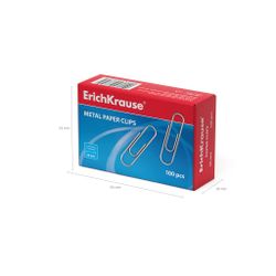 Clips Metálicos Plata. Caja de 100