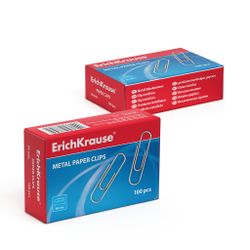 Clips Metálicos Plata. Caja de 100