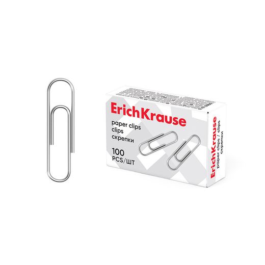 Clips Metálicos Plata. Caja de 100