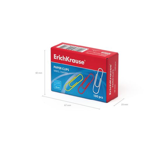 Clips nickelés et colorés appliqués