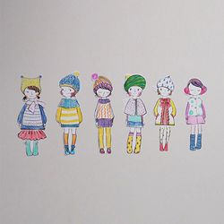 Rouleau à colorier Saisons : Hiver