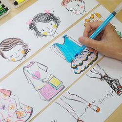Coloring Roll Estaciones: Verano