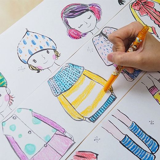 Coloring Roll Estaciones: Verano