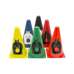 Cone com hipopótamo. vários tamanhos e cores