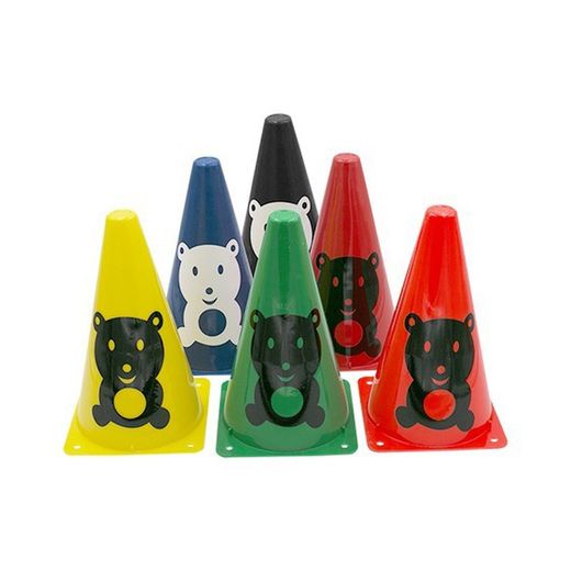 Cône avec ours Différentes tailles et couleurs