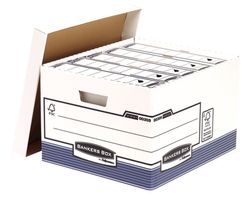 Recipiente de arquivo de caixa de fólio Bankers automontável