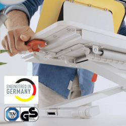 Bureau Leitz Ergo Cozy Riser et plateau coulissant