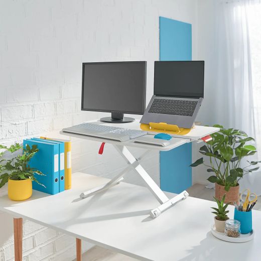 Bureau Leitz Ergo Cozy Riser et plateau coulissant