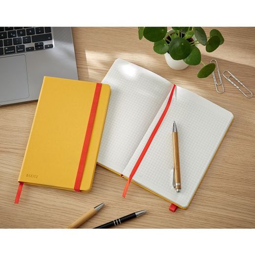 caderno de capa dura leitz aconchegante