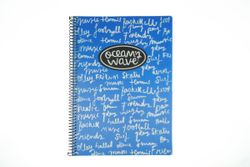 Cuaderno cubiertas de plástico tamaño Din A5 azul oscuro New Neon