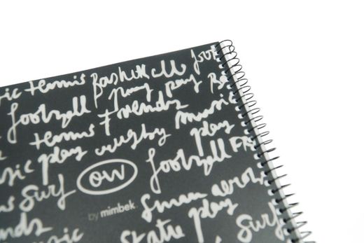 Carnet avec couverture en plastique format Din A5 couleur Ocean's Wave