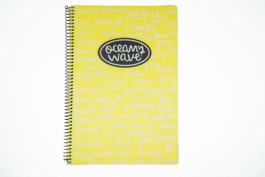 Cuaderno cubiertas plástico tamańo Din A5 New Neon de Ocean’s Wave