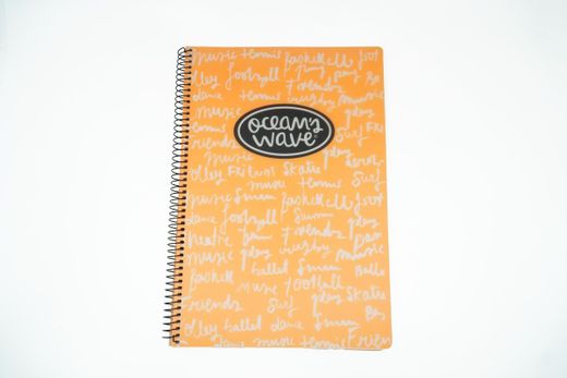 Carnet avec couche plastique format Din A5 New Neon par Ocean’s Wave