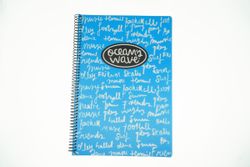 Cuaderno cubiertas plástico tamańo Din A5 New Neon de Ocean’s Wave