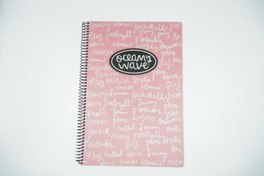 Carnet avec couche plastique Din A5 format New Pastel da Ocean’s Wave