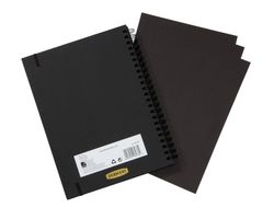 Caderno de esboços com papel preto Derwent A4, 40 folhas 200 grs