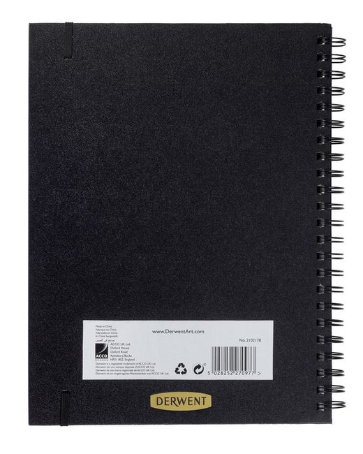 Cuaderno de dibujo Sketch and Store Derwent A4, 56 hojas 165 grs