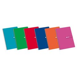 cahier à spirale à couverture rigide du collège