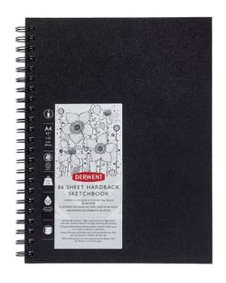Cahier de dessin Derwent Big Book A4, 86 feuilles 110 g