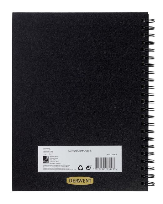 Cahier de dessin Derwent Big Book A4, 86 feuilles 110 g