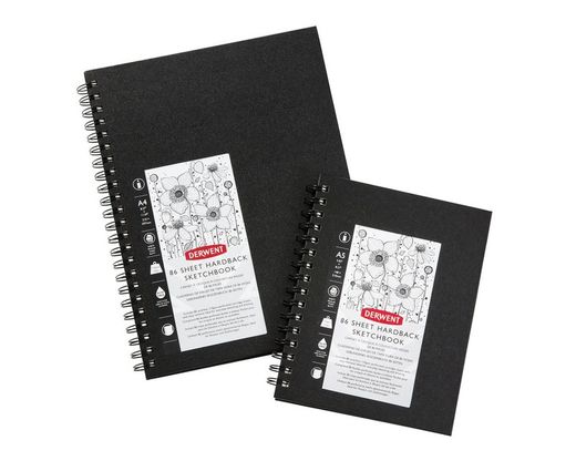 Cahier de dessin Derwent Big Book A4, 86 feuilles 110 g