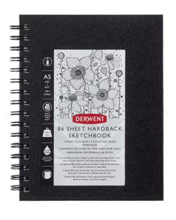 Caderno de desenho Derwent Big Book A5, 86 folhas 110 g