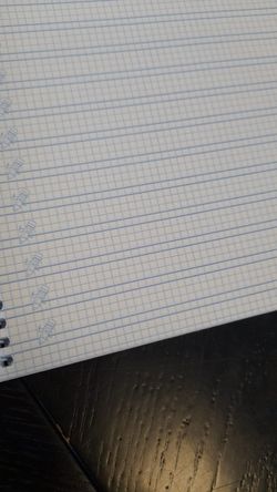 Carnet à spirale avec couche de plastique pour l'écriture et la calligraphie. Deux tailles et plusieurs listes.