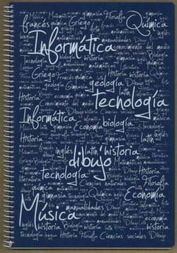 Cahier à spirale avec couverture en plastique, 80 feuilles