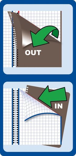 Caderno Europeanbook com divisórias. Oxford
